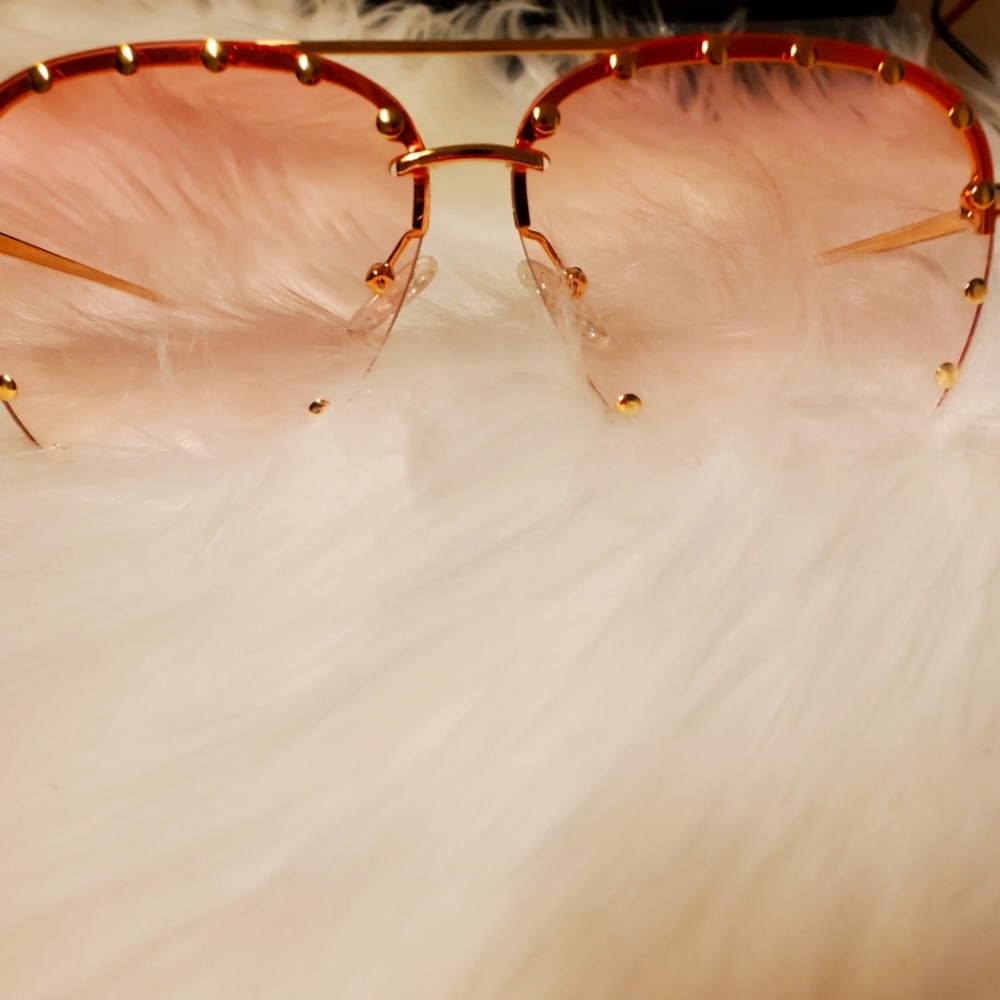 Sunglasses pastel pink
